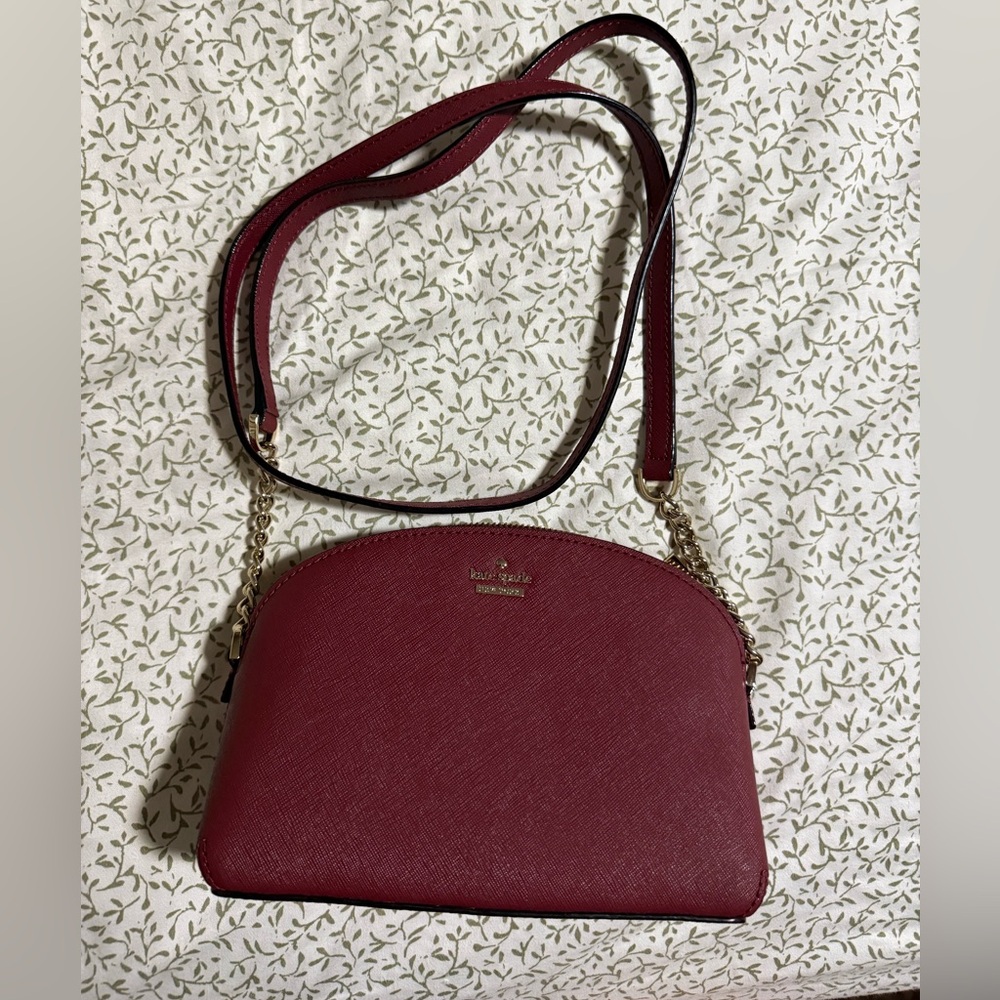 Kate Spade Burgundy Crossbody Bag